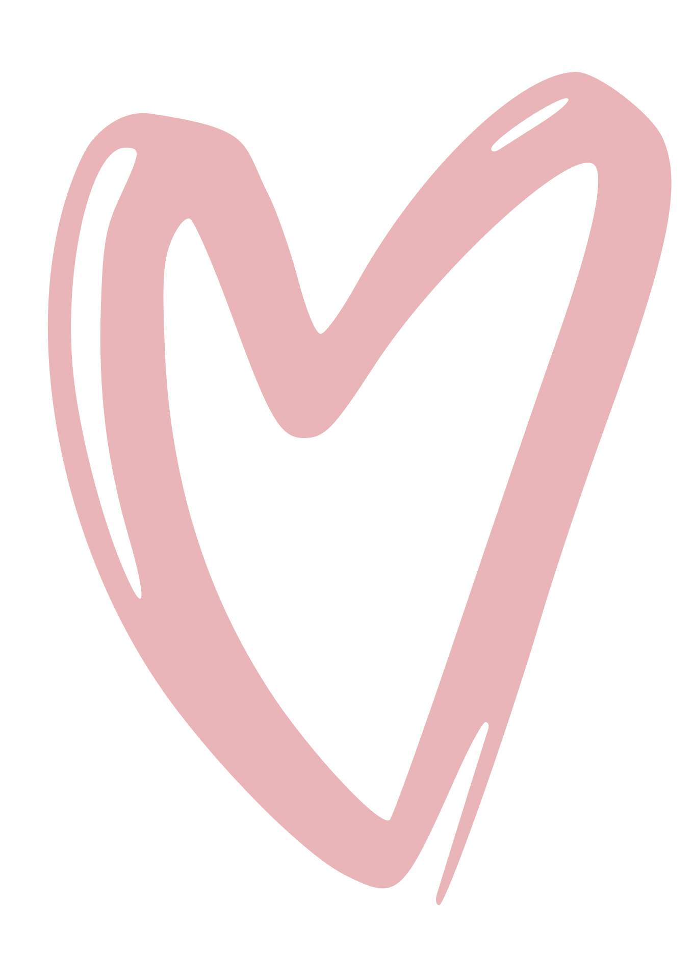 herz in rosa hintergrund